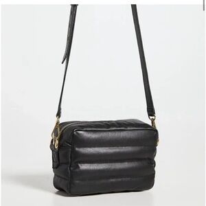 Madewell Puffer Puffy Camera Transport Bag Leather Black: Puff Edition